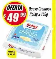 Supermercados Comodin Ilolay Queso Cremoso x 100g oferta
