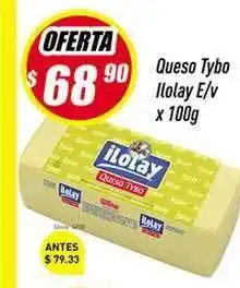Supermercados Comodin Ilolay Queso Tybo E/v x 100g oferta