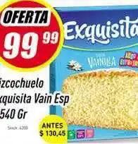 Supermercados Comodin Exquisita Vain Esp Bizcochuelo 540gr oferta