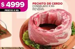 Carrefour Pechito de cerdo congelado oferta