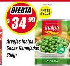 Supermercados Comodin Inalpa Secas Remojadas Arvejas 350gr oferta
