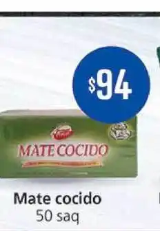 Supermercados Aiello Mate cocido 50 saq. oferta