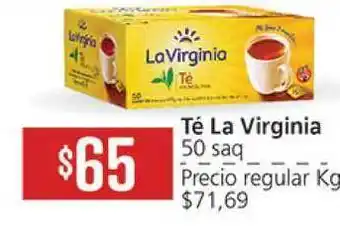 Supermercados Aiello La Virginia Té 50 saq. oferta