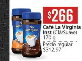 Supermercados Aiello La Virginia Instantáneo Café (Clásico/Suave) 170g oferta