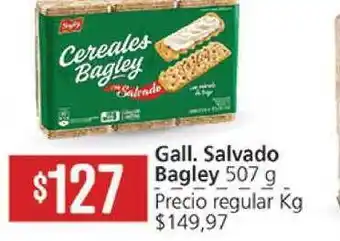 Supermercados Aiello Salvado Bagley Galletitas 507g oferta