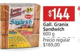 Granix Sandwich Galletitas 600g