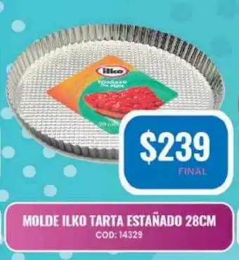 Maxiconsumo Molde Ilko Tarta Estañado 28cm oferta