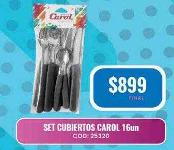 Maxiconsumo Set Cubiertos Carol 16un oferta