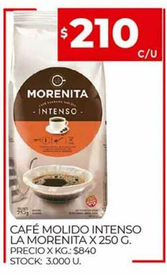 Supermercados DIA Café Molido Intenso La Morenita x 250 g oferta