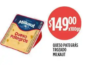 Supermercados Toledo Queso Pategrás Trozado Milkaut oferta
