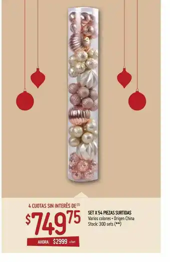 Set X 54 Piezas Surtidas