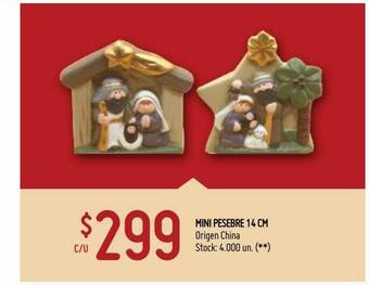 Walmart Mini Pesebre 14 cm oferta