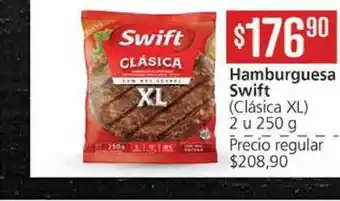 Supermercados Aiello Swift Hamburuguesa (Clásica XL) 2u 250g oferta