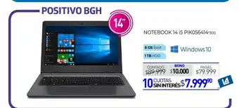 La Anonima Notebook 14 I5 Pik056414 oferta