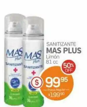 Alvear Sanitizante Mas Plus Limón oferta