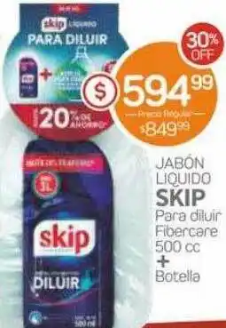 Alvear Jabón Liquido Skip Para Diluir Fibercare 500 cc oferta