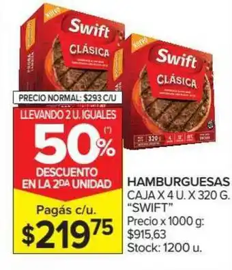 Carrefour Swift Hamburguesas oferta