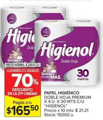 Carrefour Higienol Papel Higiénico oferta