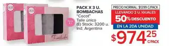 Carrefour Cocot Pack X 3 U Bombachas oferta
