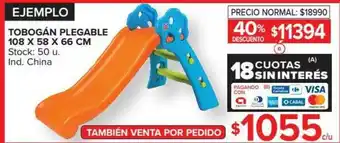 Carrefour Tobogán Plegable 108 X 58 X 66 Cm oferta