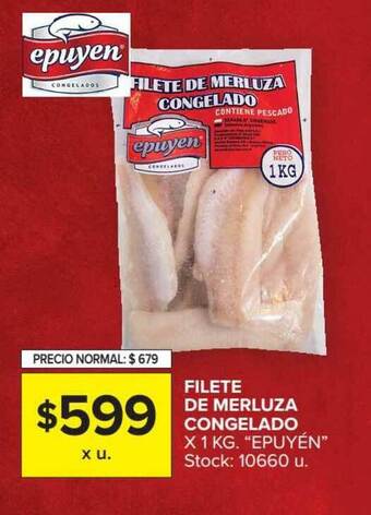 Carrefour Filete De Merluza Congelado oferta