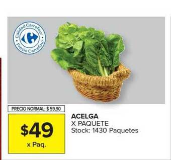 Carrefour Acelga oferta