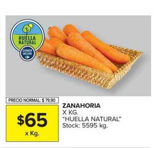 Carrefour Zanahoria x Kg oferta
