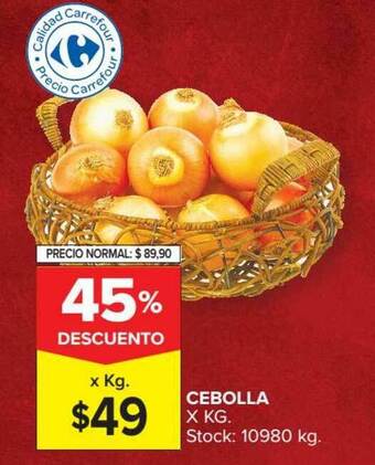 Carrefour Cebolla oferta