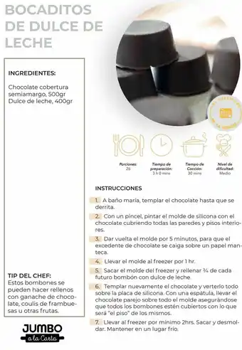 Jumbo Bocaditos de dulce de leche oferta