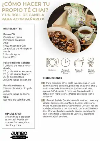 ¿cómo hacer tu propio té chai? y un roll de canela para acompañarlo!
