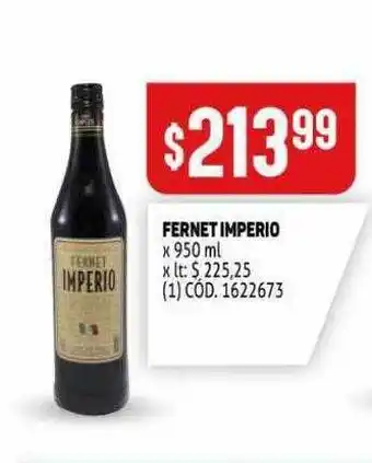 Makro Fernet Imperio x 950ml oferta