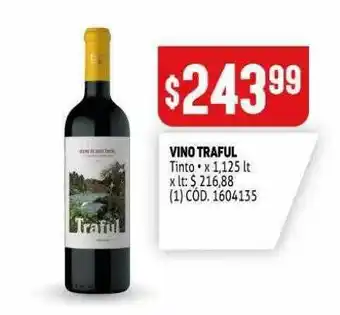 Makro Vino Traful Tinto x 1.125lt oferta