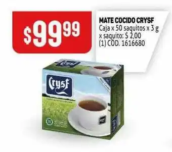 Makro Mate Cocido Crysf x 3g oferta