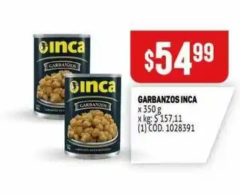 Makro Garbanzos Inca x 350g oferta