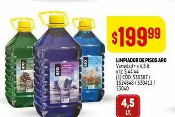 Makro Limpiador De Pisos Aro x 4,5lt oferta