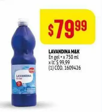 Makro Lavandina M&k En Gel x 750ml oferta