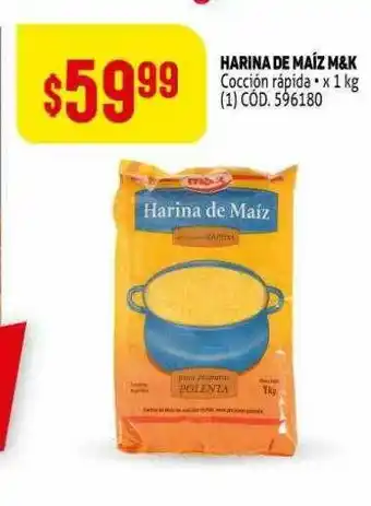 Makro Harina De Maiz M&k x 1kg oferta