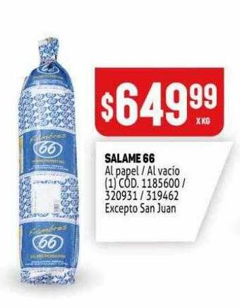 Makro Salame 66 oferta