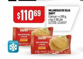 Makro Milanesas De Soja Swift x 290g oferta