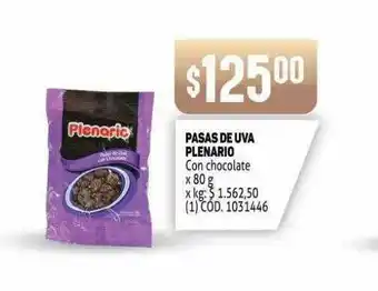 Makro Pasas De Uva Plenario Con Chocolate x 80g oferta