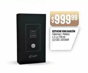 Makro Estuche Vino Gascón Cabernet + Malbec x 750ml oferta