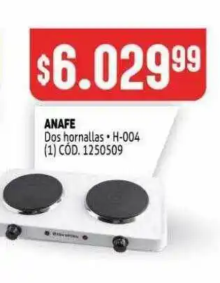Makro Anafe Dos Hornallas oferta