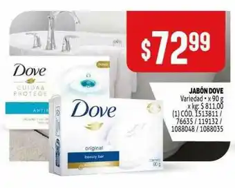 Makro Jabón Dove x 90g oferta