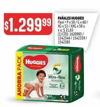 Makro Pañales Huggies Flexi oferta