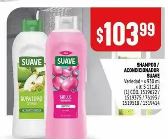 Makro Shampoo Acondicionador Suave x 930ml oferta