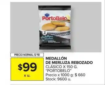 Carrefour Market Medallón De Merluza Rebozado Clásico Portobelo x 150g oferta