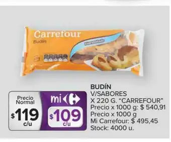 Carrefour Market Budín V Sabores Carrefour x 220g oferta