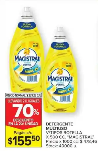 Carrefour Market Detergente Multiuso Magistral x 500cc oferta