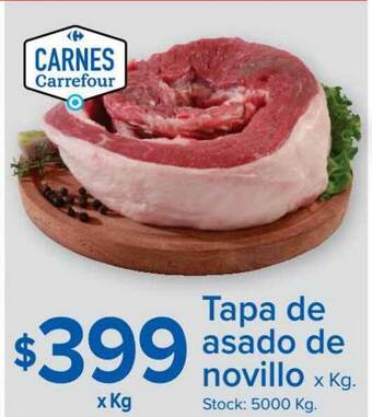 Carrefour Market Tapa De Asado De Novillo oferta