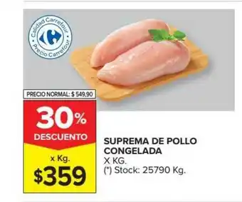 Carrefour Market Suprema De Pollo Congelada xkg oferta